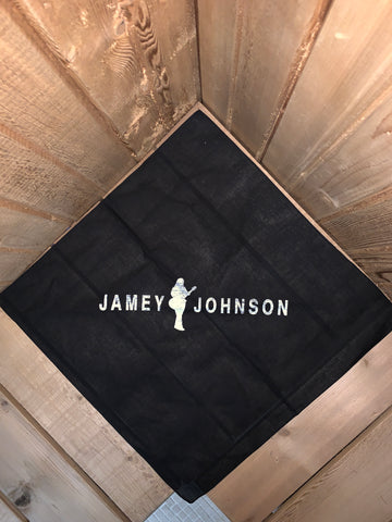 Jamey Johnson Black Logo Bandana