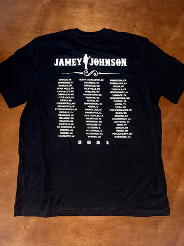 2021 Jamey Johnson Black Tour Tee