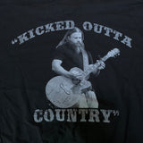 Kicked Outta Country Black Tee